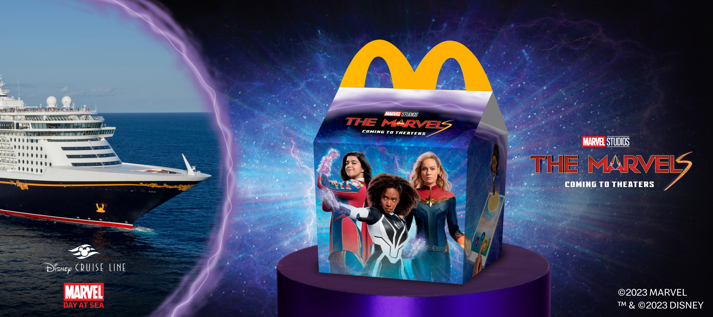 Happy Meal teams up with Marvel Studios’ The Marvels—coming to theaters 